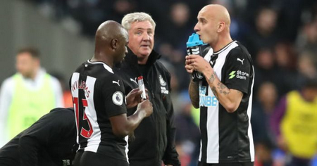 Steve Bruce dan Jonjo Shelvey
